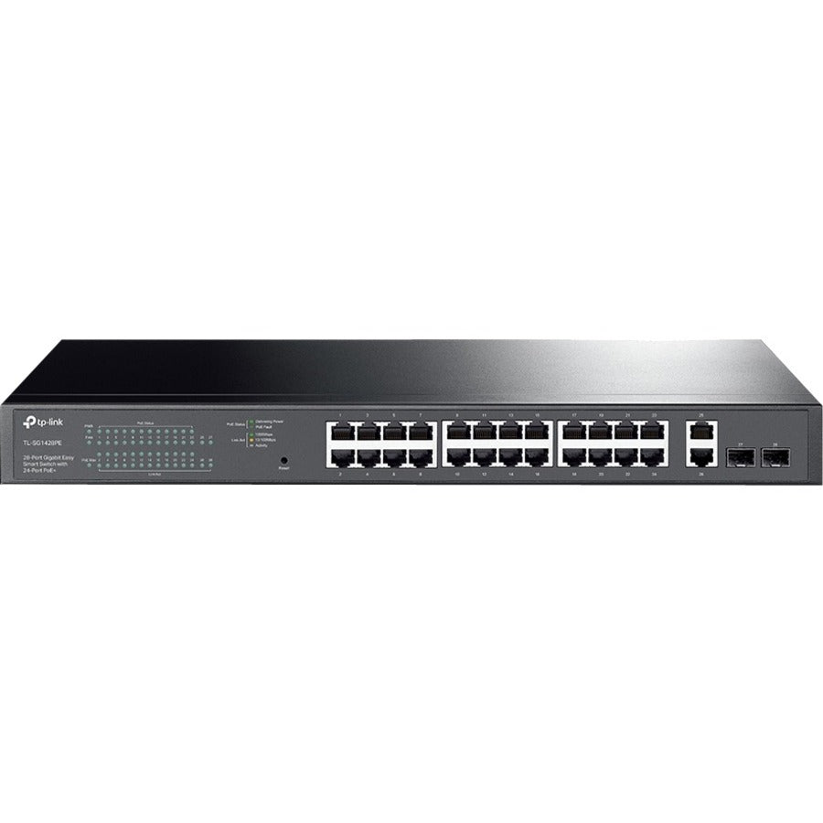 TP-Link Omada 28-Port Gigabit Easy Smart Switch with 24-Port PoE+ TL-SG1428PE